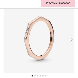 Multifaceted stacking ring